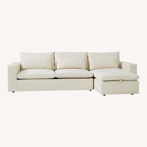 Used West Elm Harmony Modular 2 Piece Sleeper Sectional with Storage for sale on AptDeco