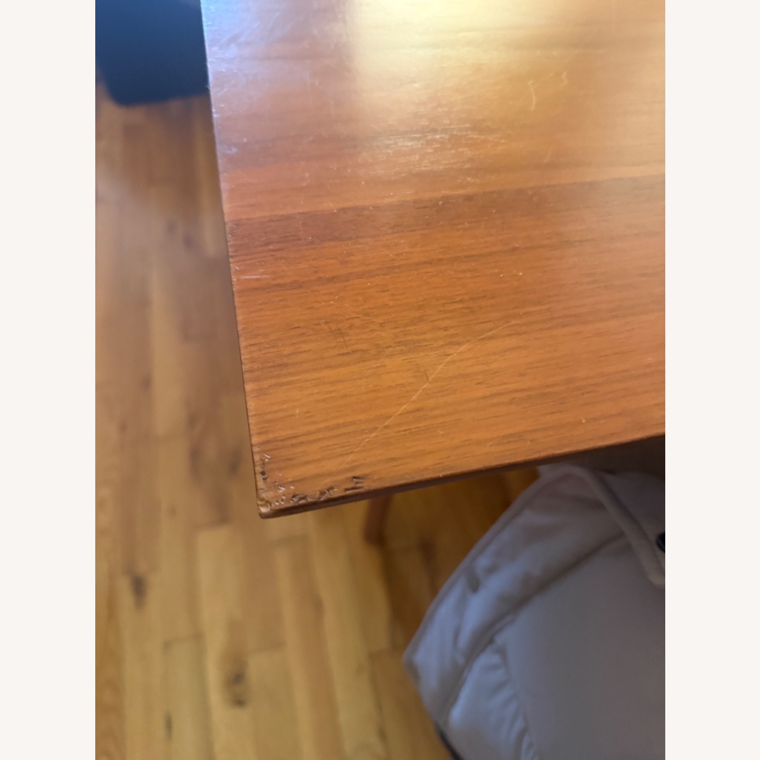 West Elm Wood Mid Century Extendable Dining Table - image-5