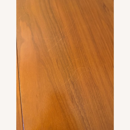 Used West Elm Wood Mid Century Extendable Dining Table for sale on AptDeco
