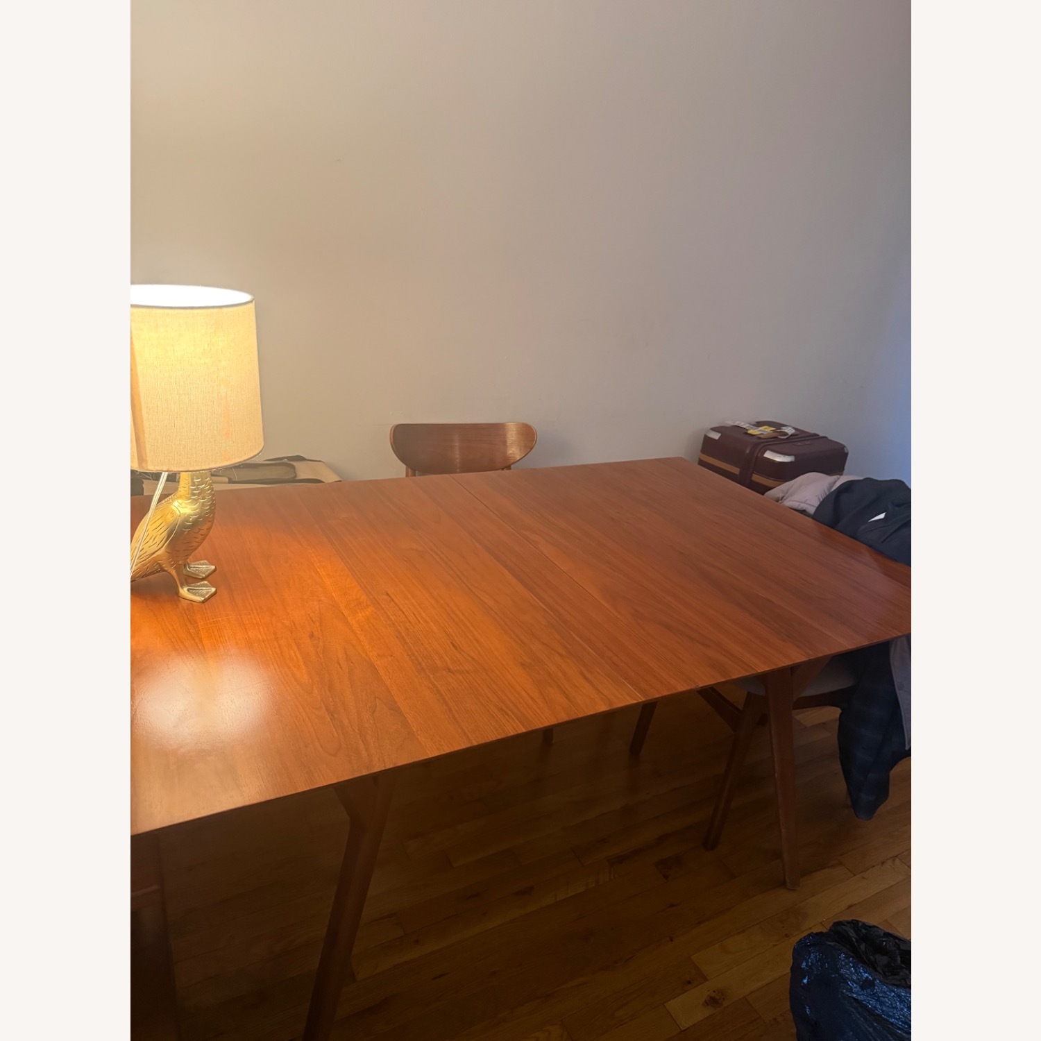 West Elm Wood Mid Century Extendable Dining Table - image-7