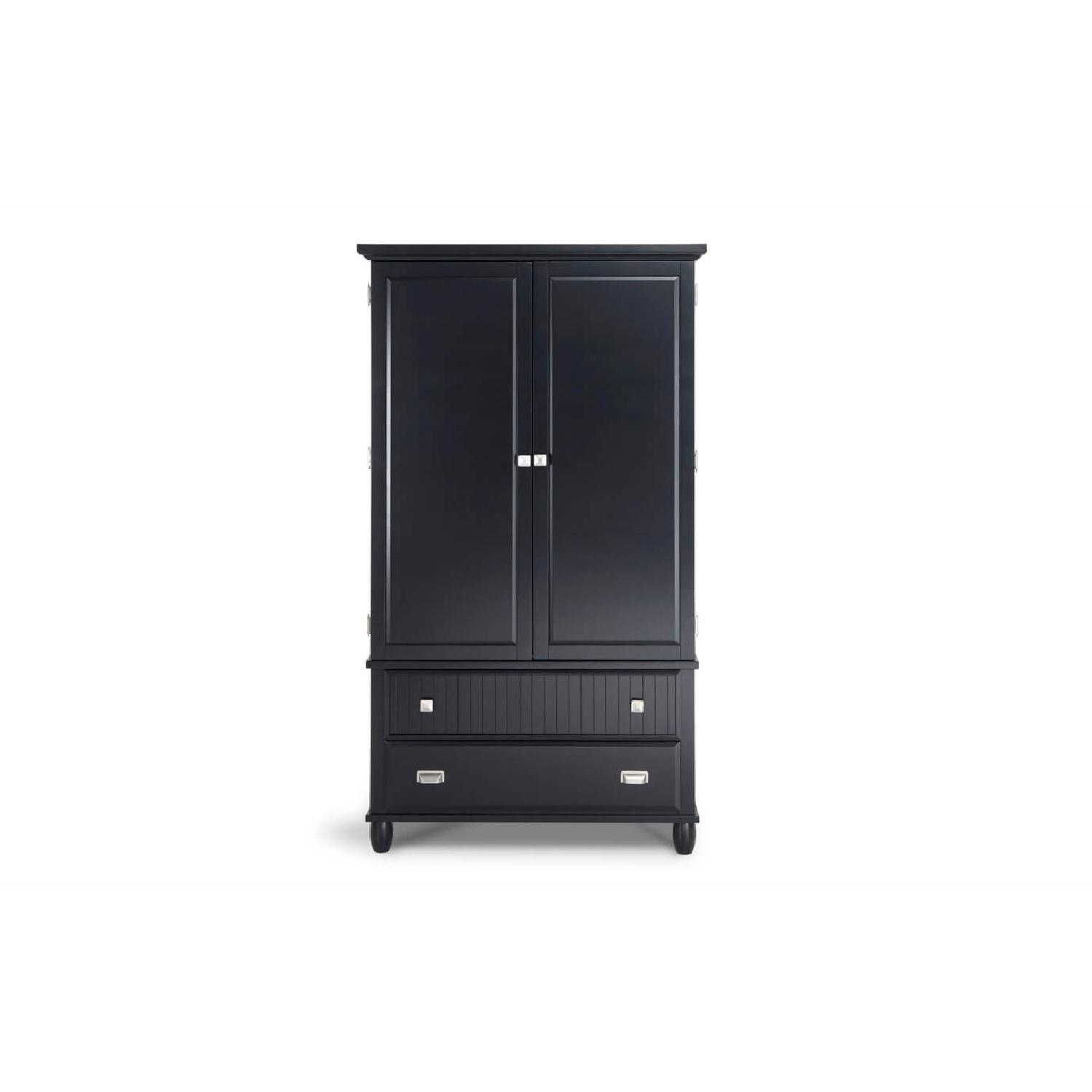 Bob's Discount Furniture Spencer Black Armoire - image-4