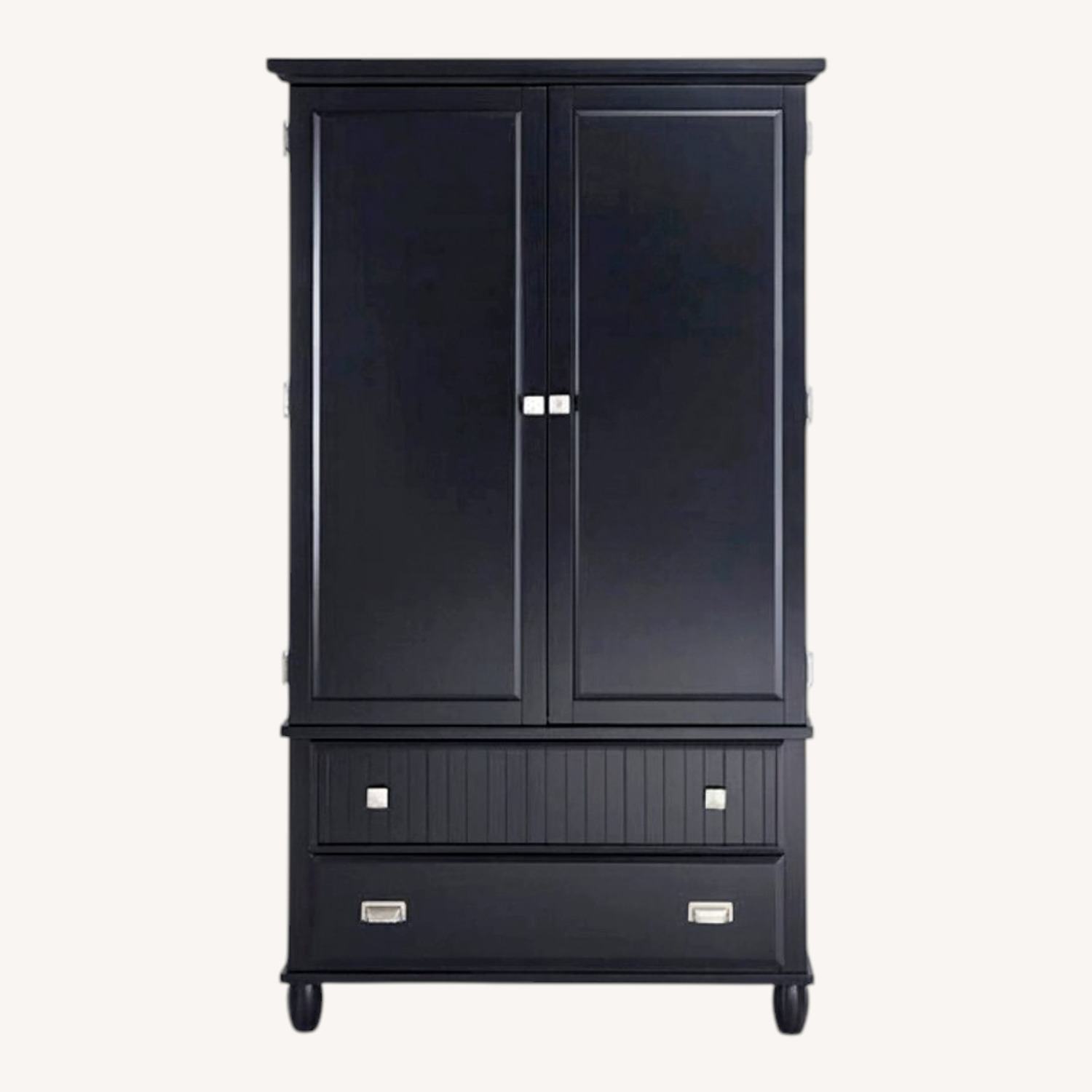 Bob's Discount Furniture Spencer Black Armoire - image-0