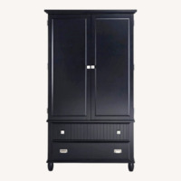 Bob's Discount Furniture Spencer Black Armoire