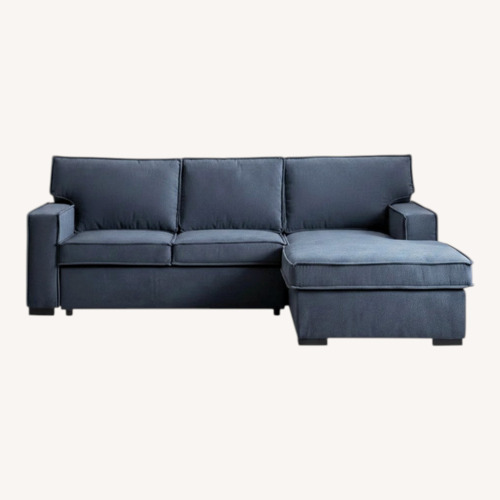 Used Bob's Discount Furniture Blue 3+ Seater Sofa for sale on AptDeco