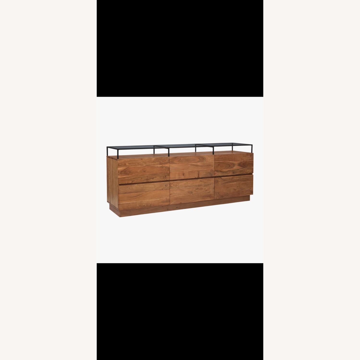 CB2 Lawson Light Brown Wood Dresser - image-1