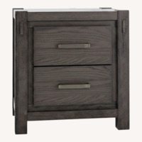 Raymour & Flanigan Rockwell Dark Brown Nightstands