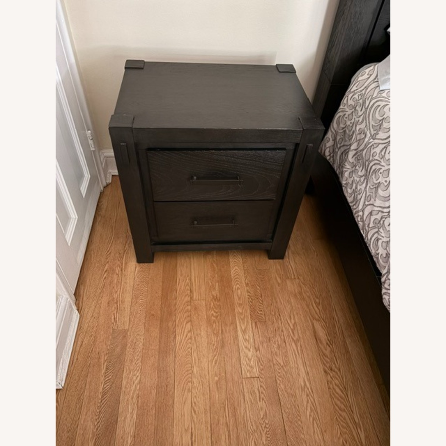 Raymour & Flanigan Rockwell Dark Brown Nightstands - image-2