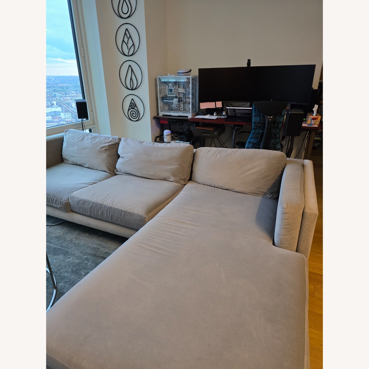 Room & Board Cade Sofa with Chaise - image-2