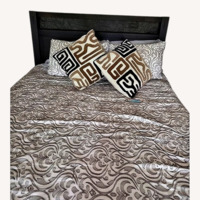 Raymour & Flanigan Dark Brown Queen Bed