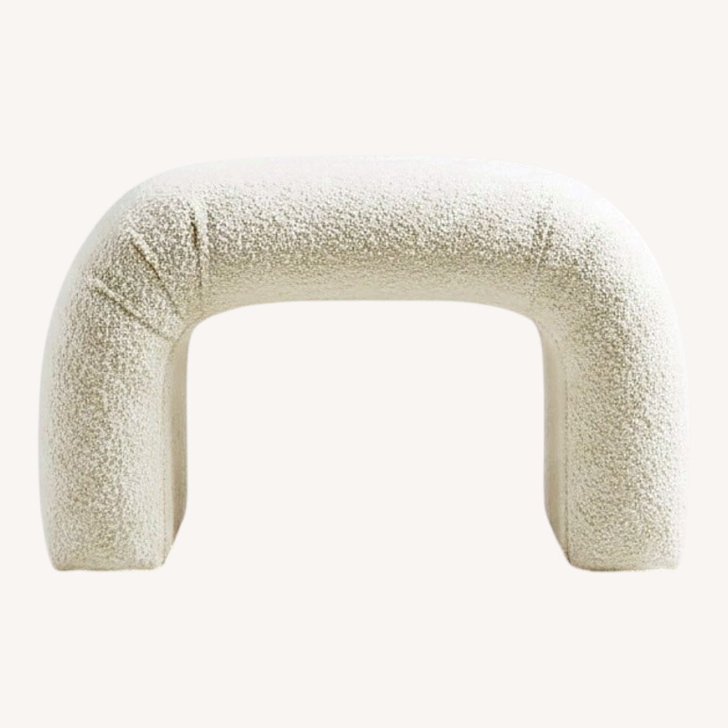Crate & Barrel Martini Small Upholstered Ottoman by Leanne Ford - image-0