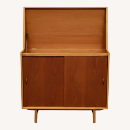 Used Vintage Mid Century Modern Teak Secretary Desk for sale on AptDeco