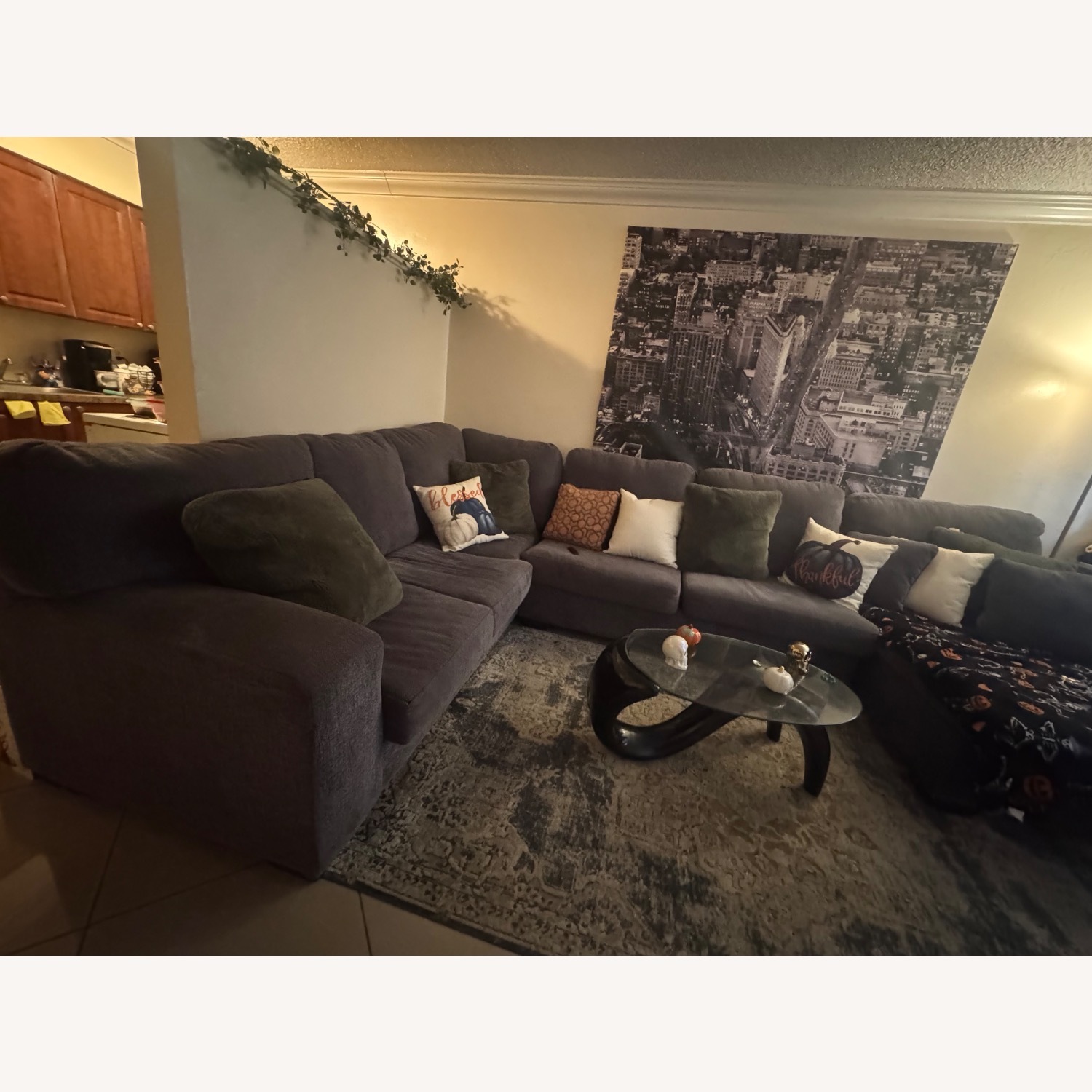 Dark Gray 3+ Piece Sectional - image-1