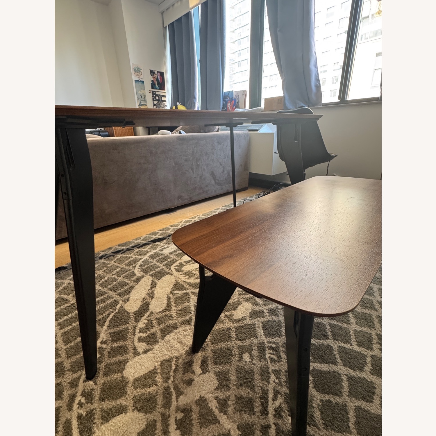 Hoek Home Dark Brown Wood Dining Set - image-4