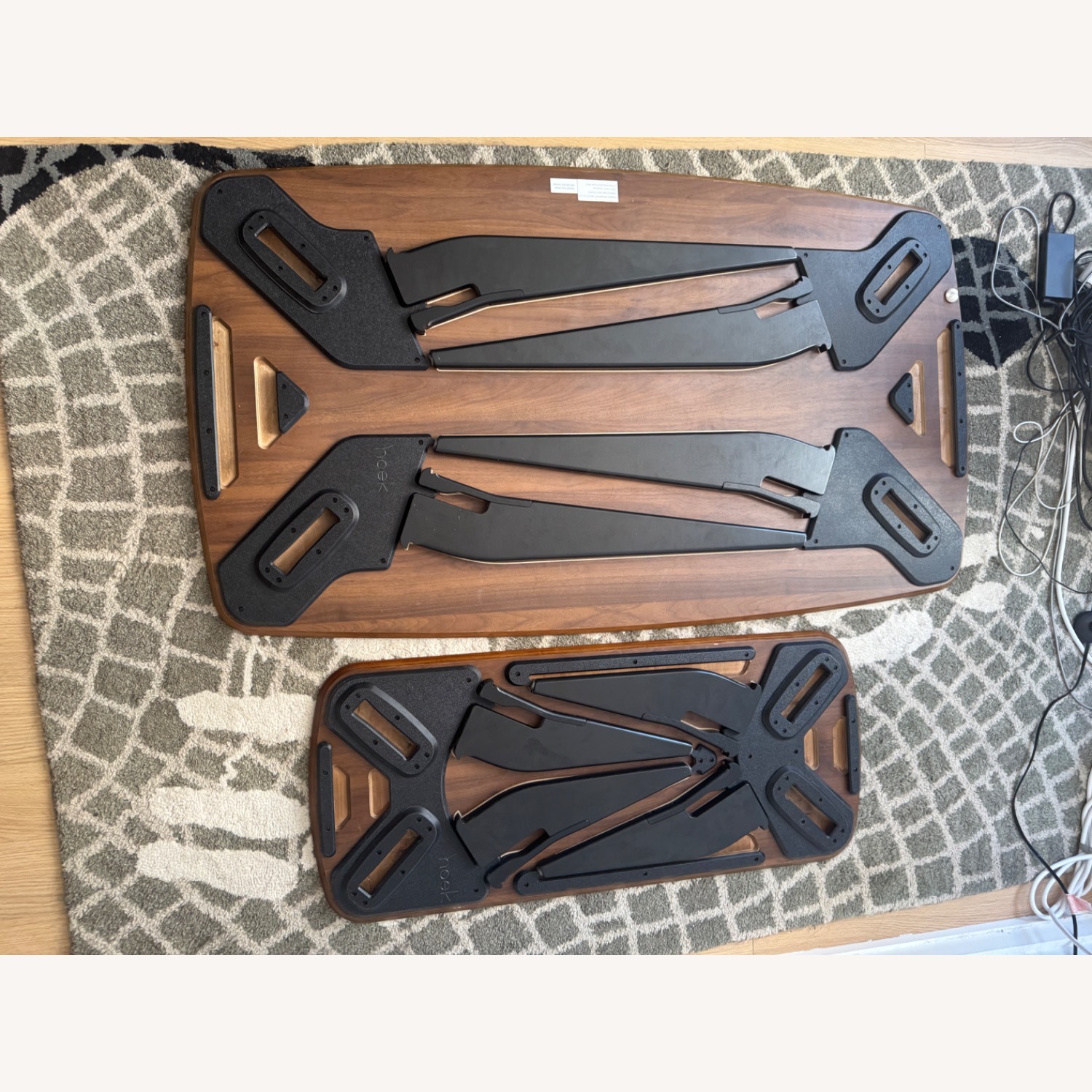 Hoek Home Dark Brown Wood Dining Set - image-3