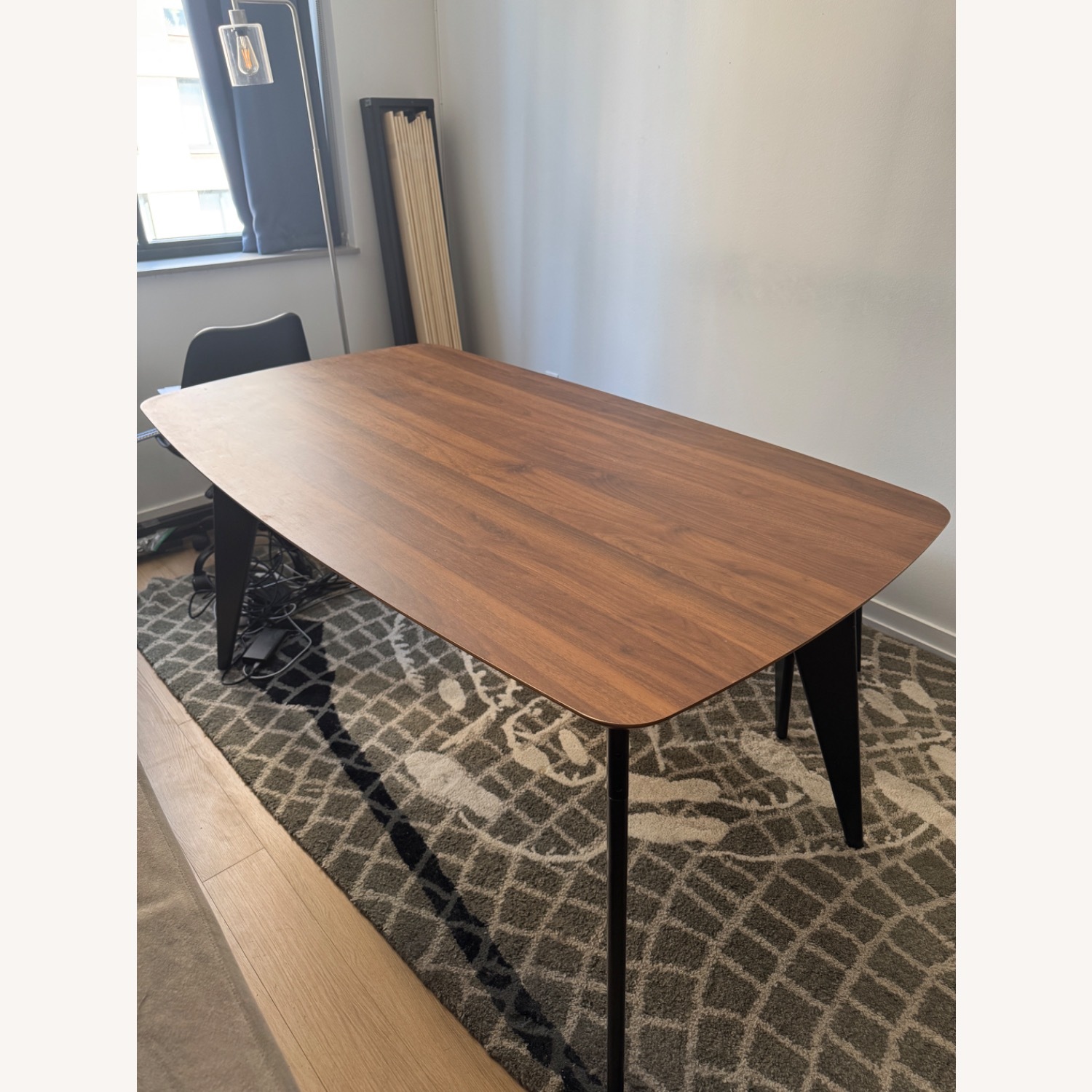 Hoek Home Dark Brown Wood Dining Set - image-1