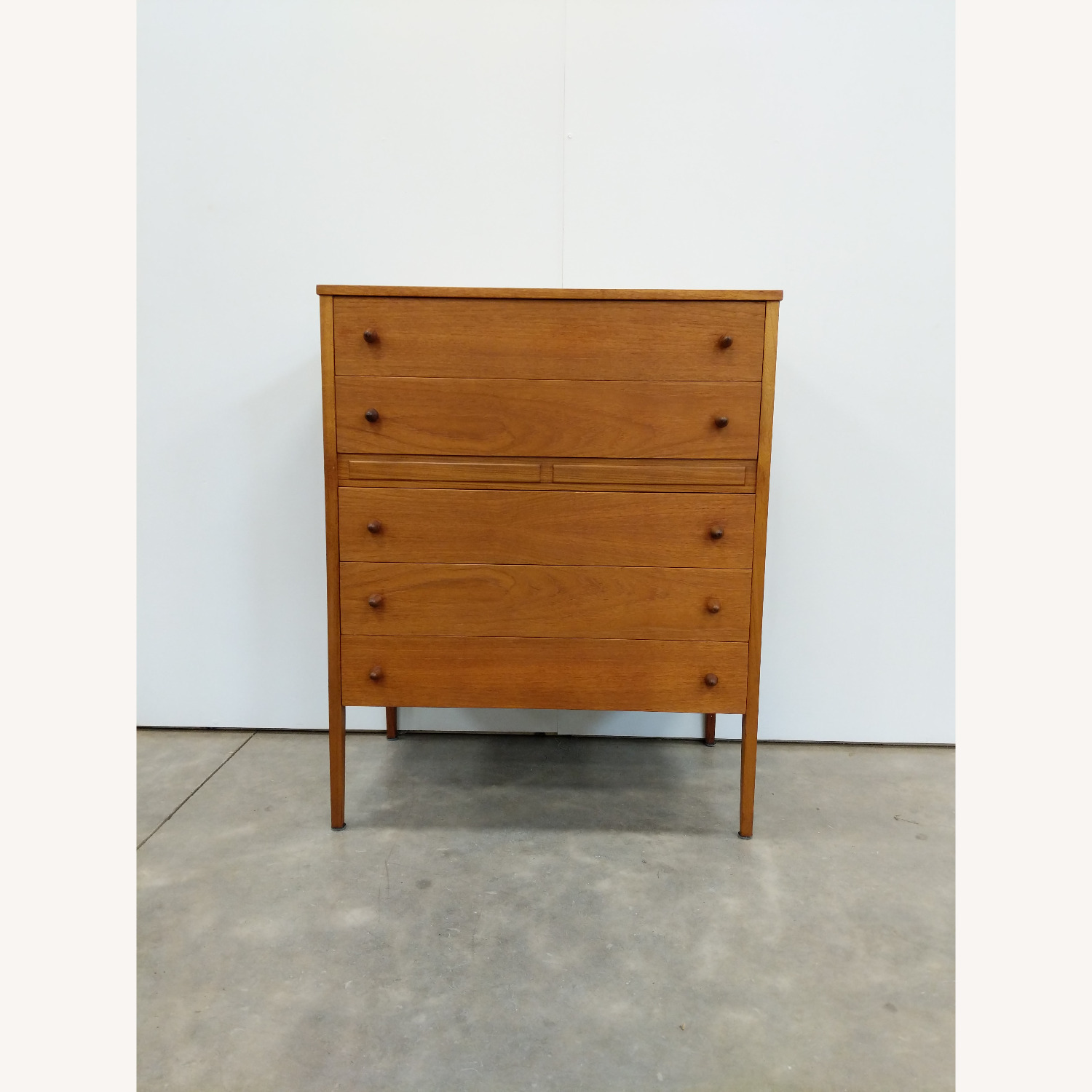 Vintage Mid Century Modern Teak Dresser - image-1