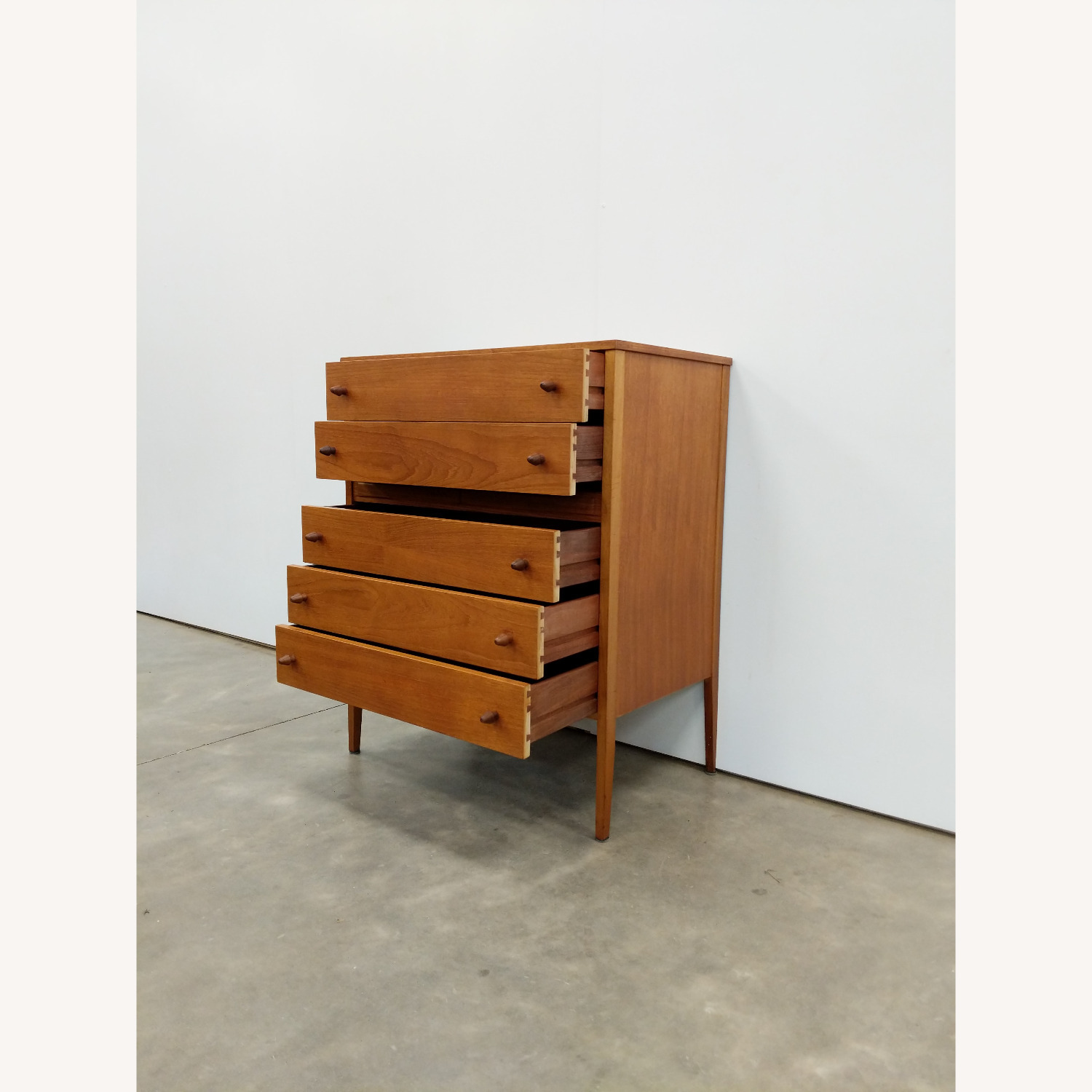 Vintage Mid Century Modern Teak Dresser - image-3
