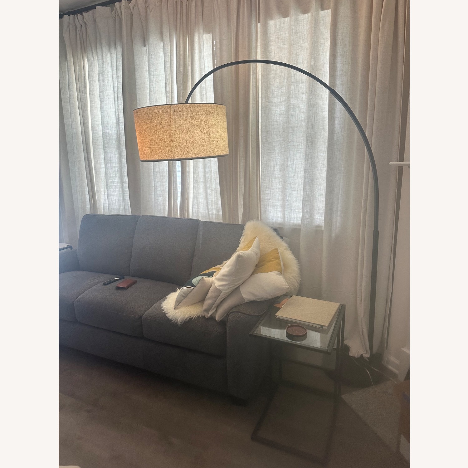 West Elm Overarching Floor Lamp - image-1