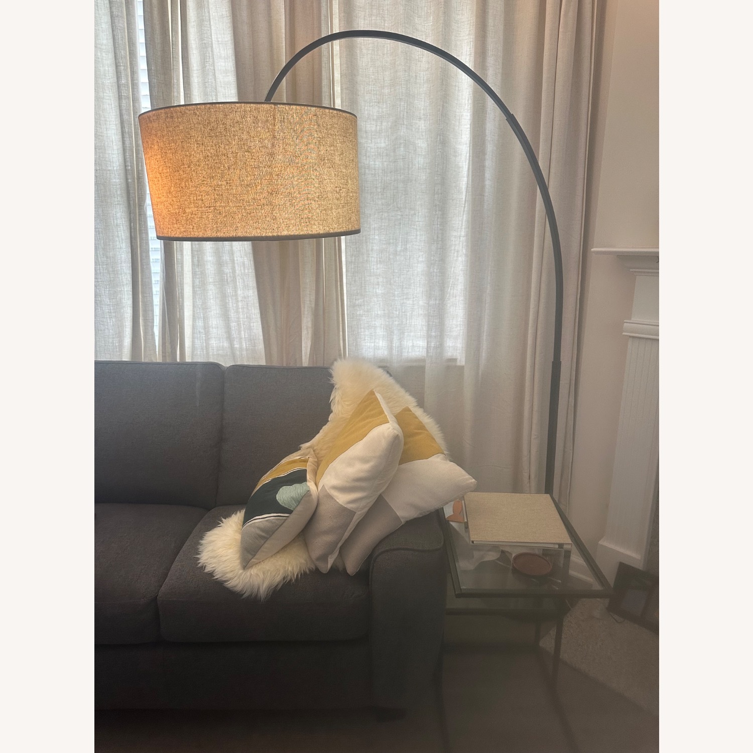 West Elm Overarching Floor Lamp - image-2