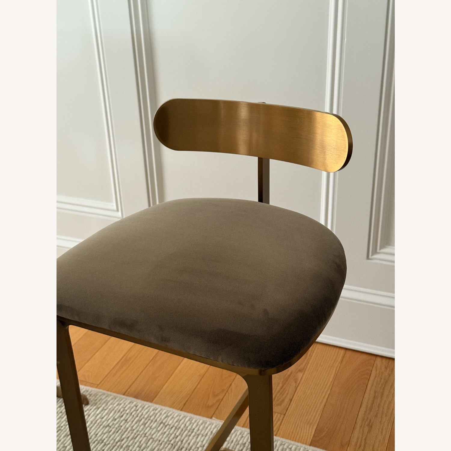 Brushed Brass Counter Stools - image-4