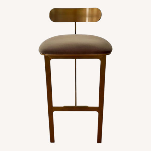 Used Brushed Brass Counter Stools for sale on AptDeco