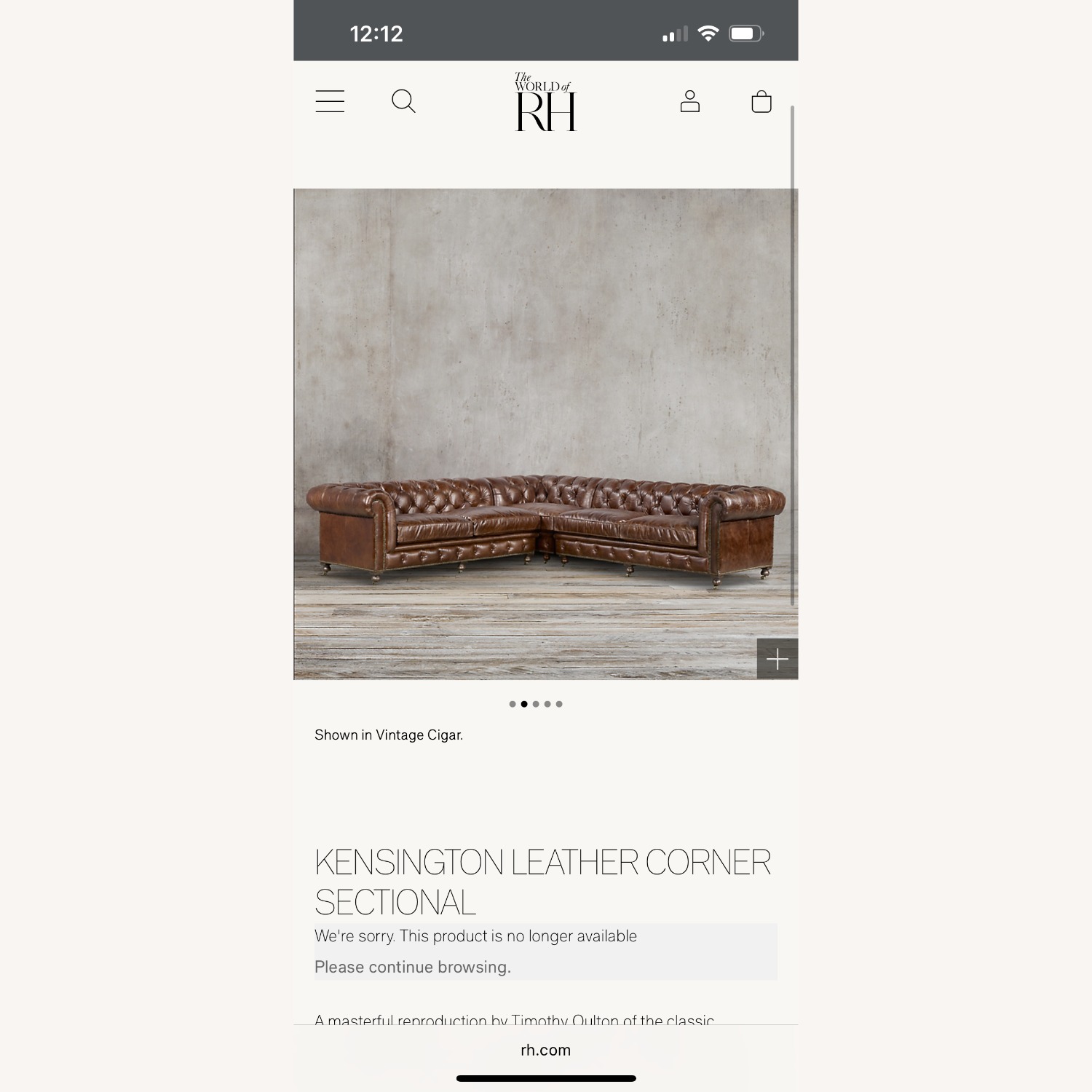 Kensington Leather Corner Sectional - image-2