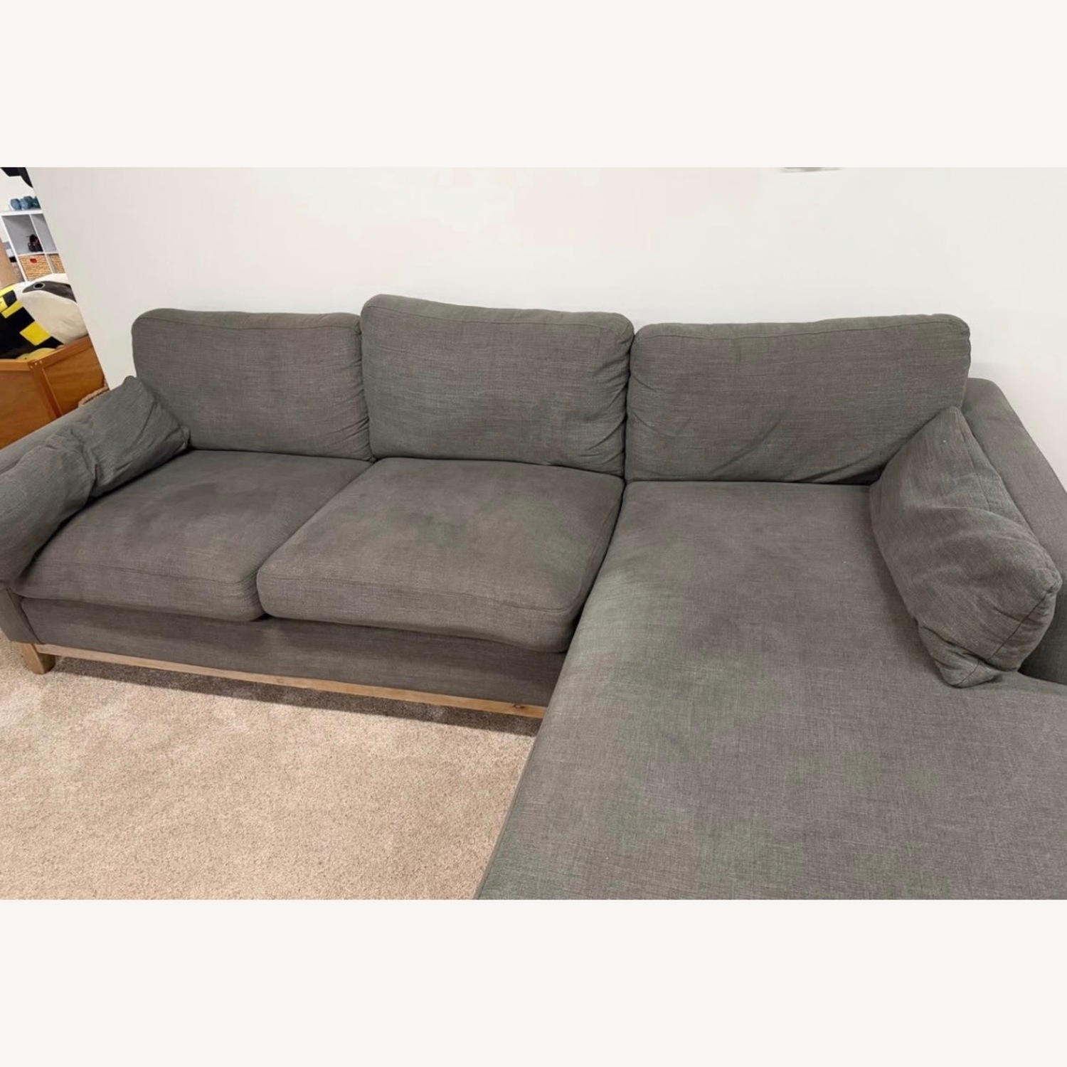 Dark Gray 2 Piece Sectional - image-2