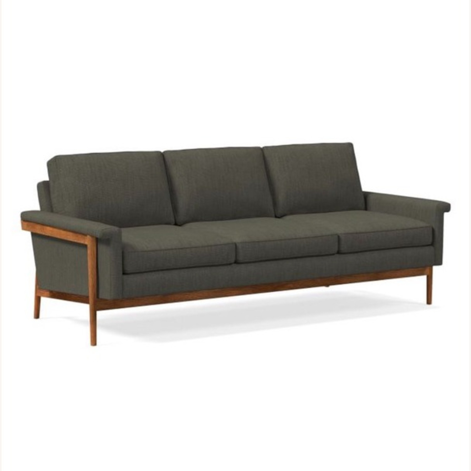 West Elm Leon Wood 3+ Seater Sofa - image-3