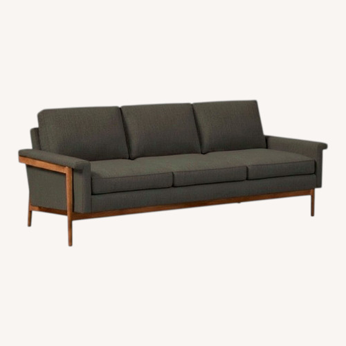 Used West Elm Leon Wood 3+ Seater Sofa for sale on AptDeco