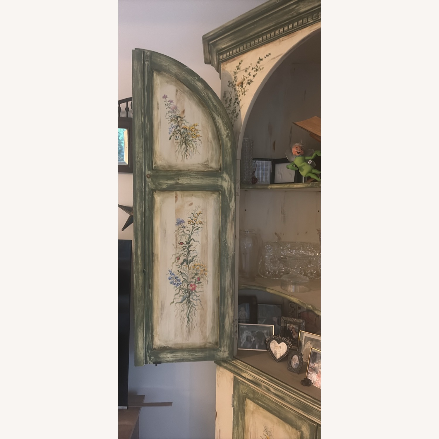 Habersham Furniture Green Wood Armoire - image-3