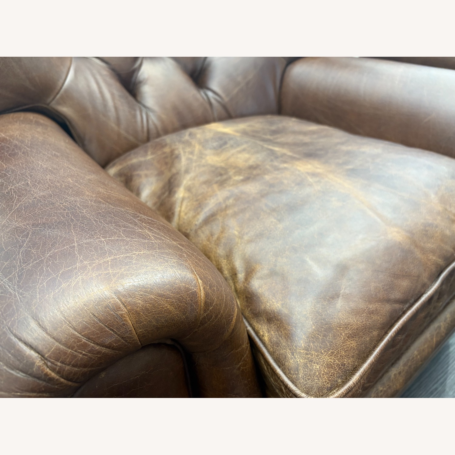 Restoration Hardware Churchill Leather Recliner – Set of 2 - image-12