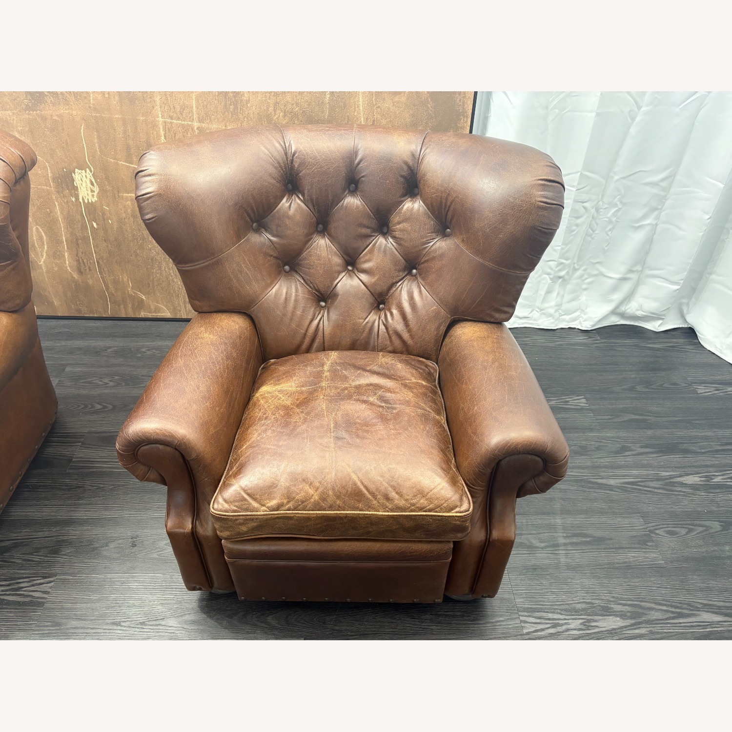 Restoration Hardware Churchill Leather Recliner – Set of 2 - image-24