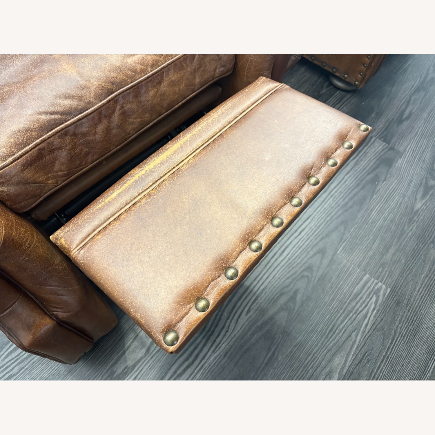 Restoration Hardware Churchill Leather Recliner – Set of 2 - image-5