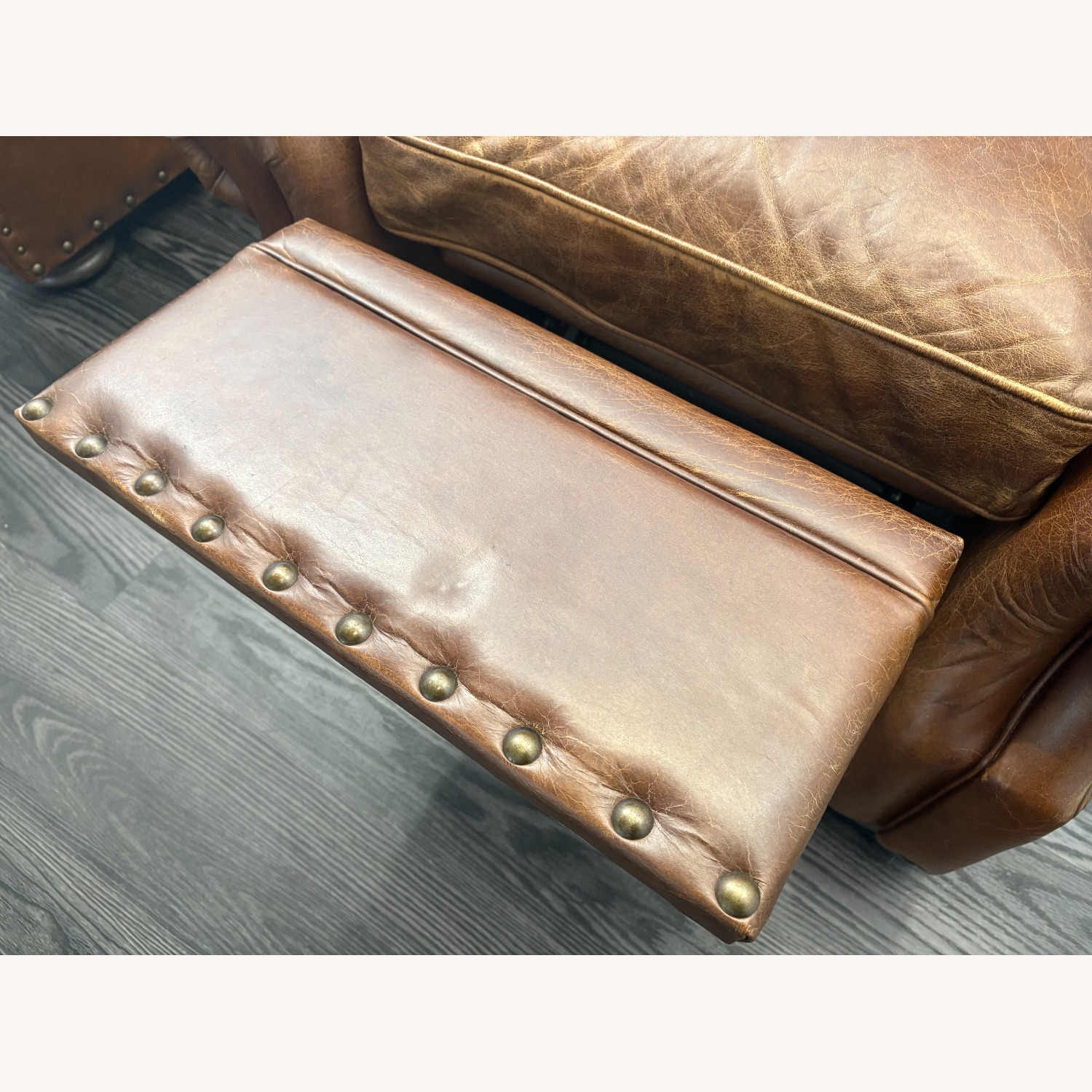 Restoration Hardware Churchill Leather Recliner – Set of 2 - image-6