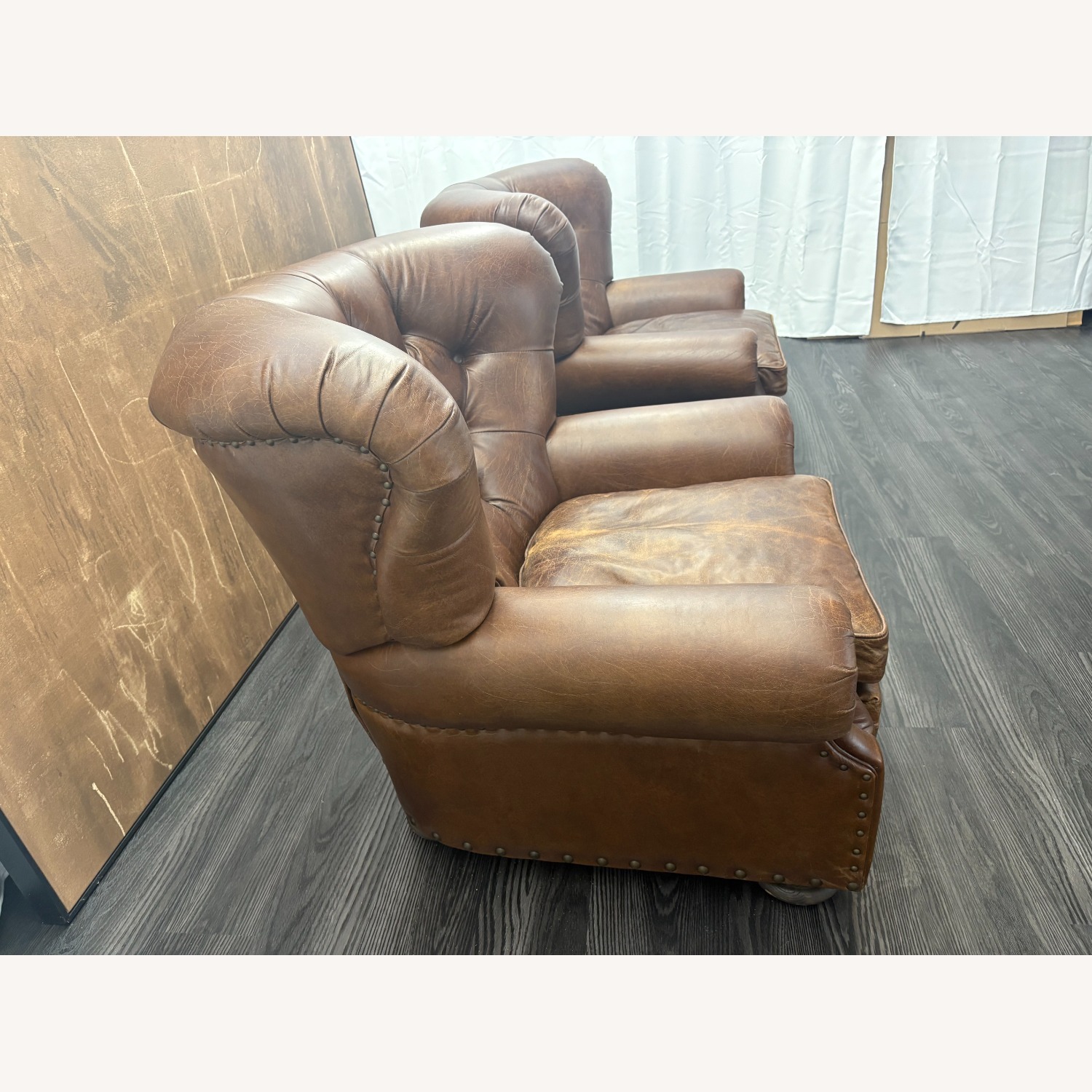 Restoration Hardware Churchill Leather Recliner – Set of 2 - image-20