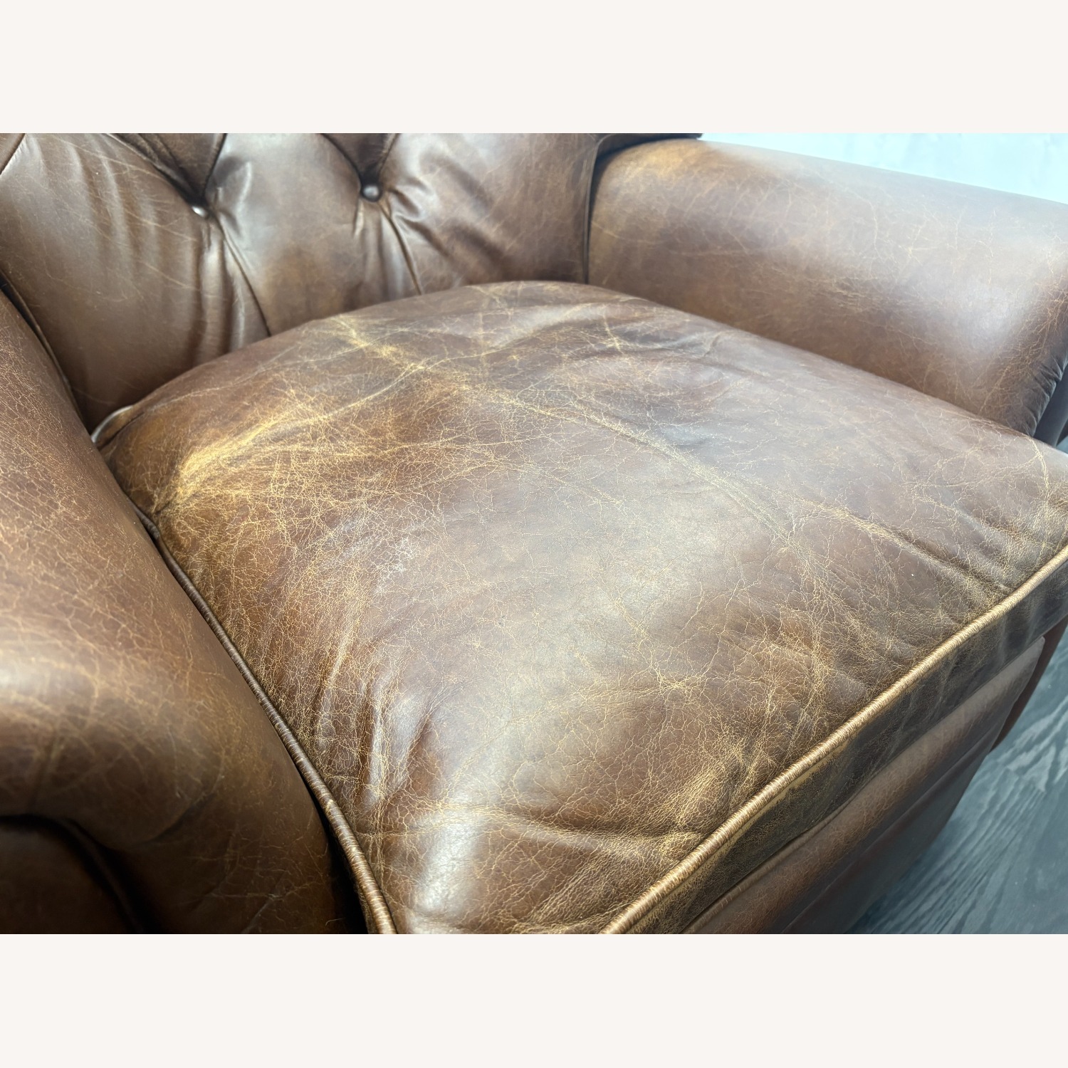 Restoration Hardware Churchill Leather Recliner – Set of 2 - image-15