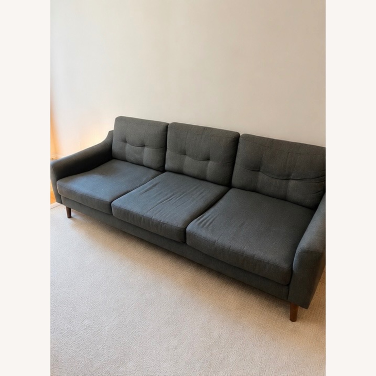 Burrow Nomad Dark Gray Fabric 3+ Seater Sofa - image-2