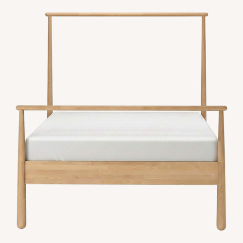 Used IKEA Gjora Natural Wood Full Bed for sale on AptDeco