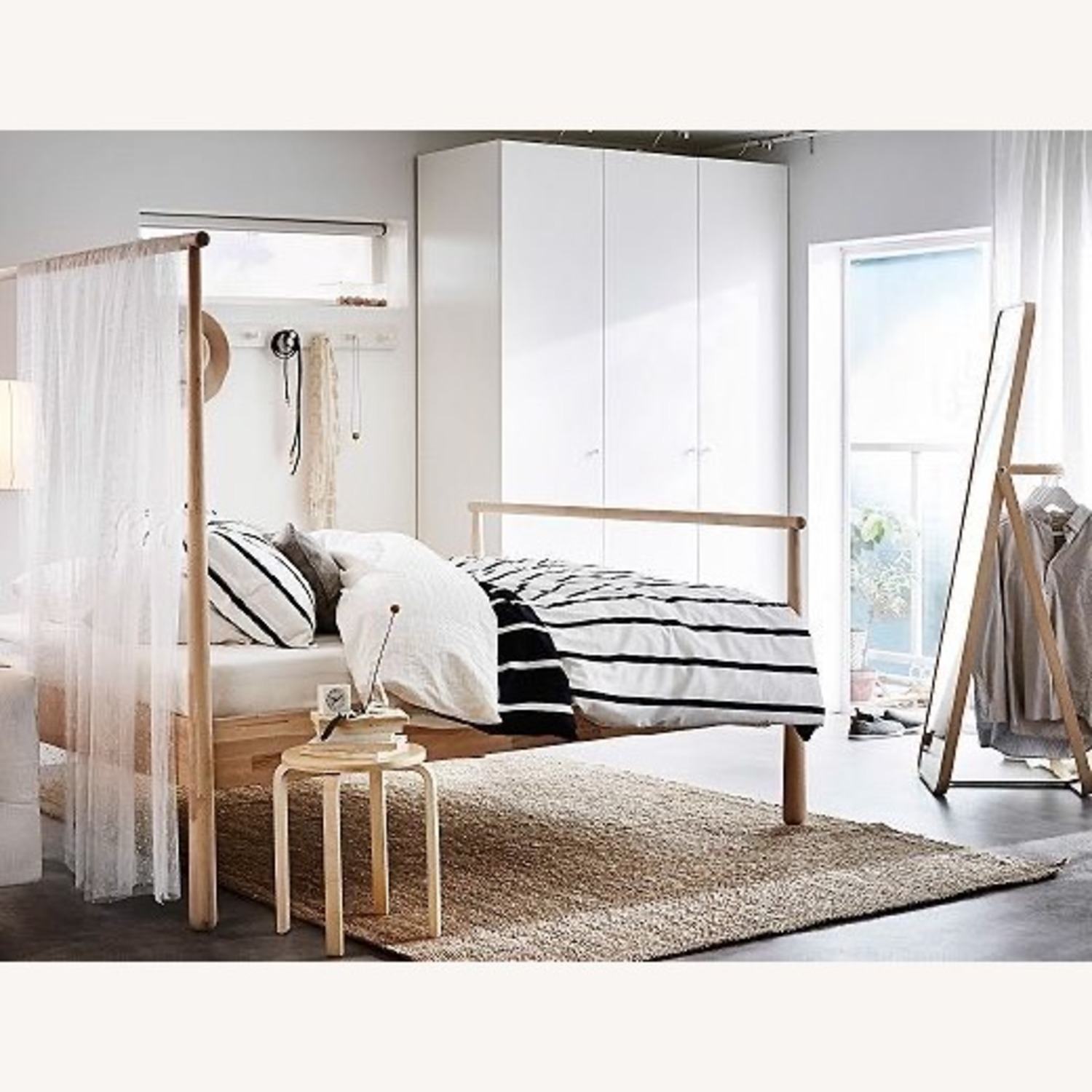 IKEA Gjora Natural Wood Full Bed - image-8