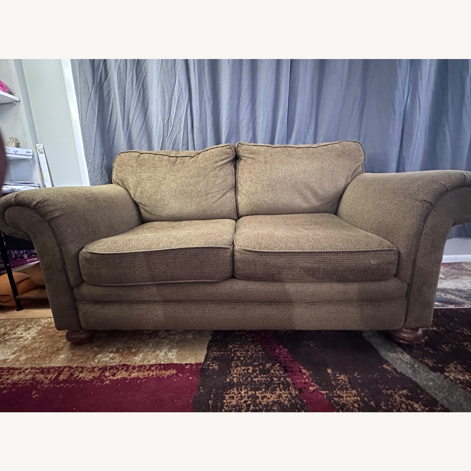 Cochrane Green Fabric 3+ Seater Sofa - image-2
