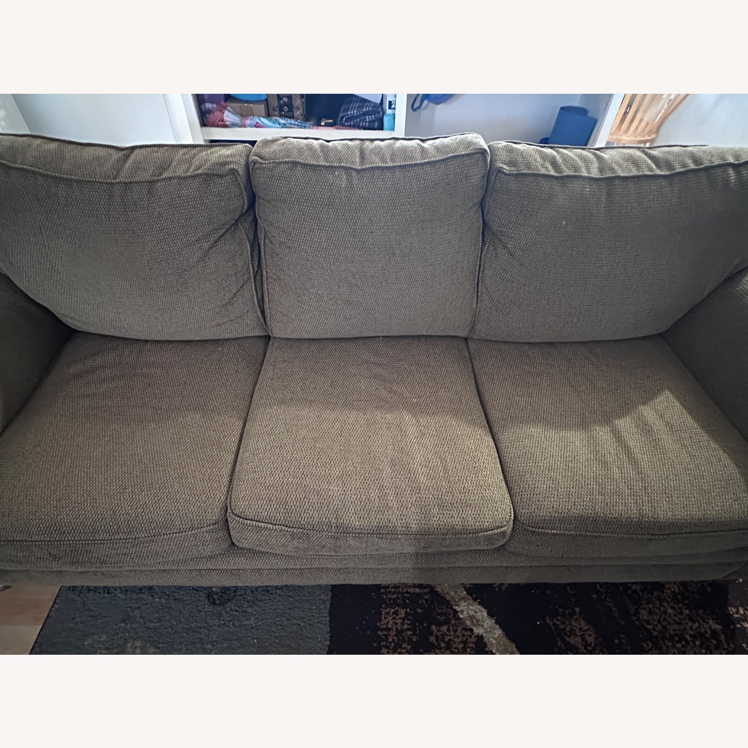 Cochrane Green Fabric 3+ Seater Sofa - image-5