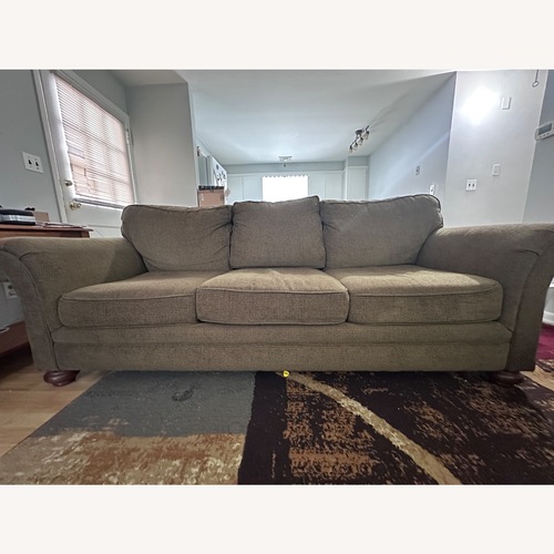 Used Cochrane Green Fabric 3+ Seater Sofa for sale on AptDeco