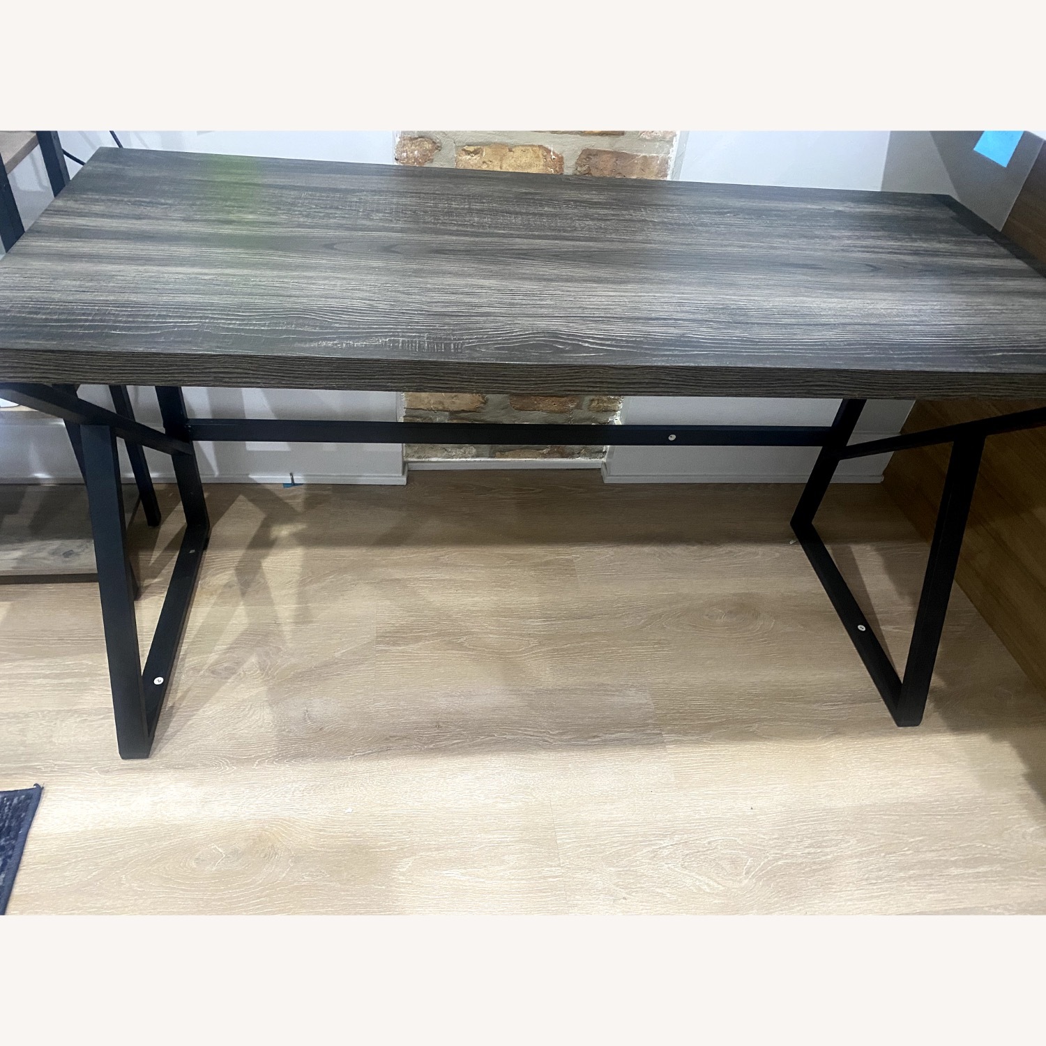 HSH Industrial Light Gray Wood Desk - image-3