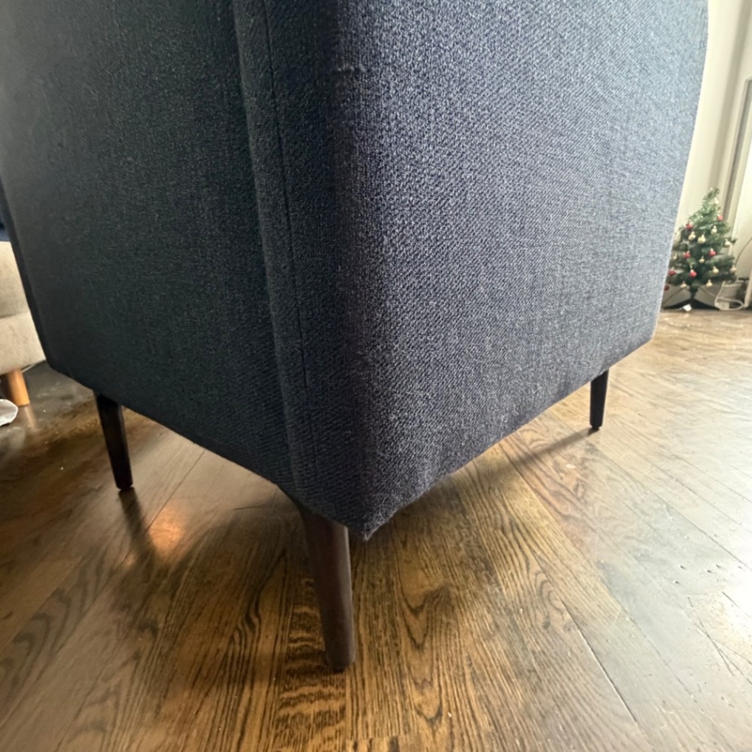 West Elm Auburn Blue Accent Chair - image-3