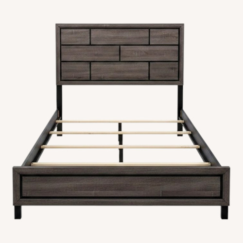 Used Light Gray Twin Bed for sale on AptDeco