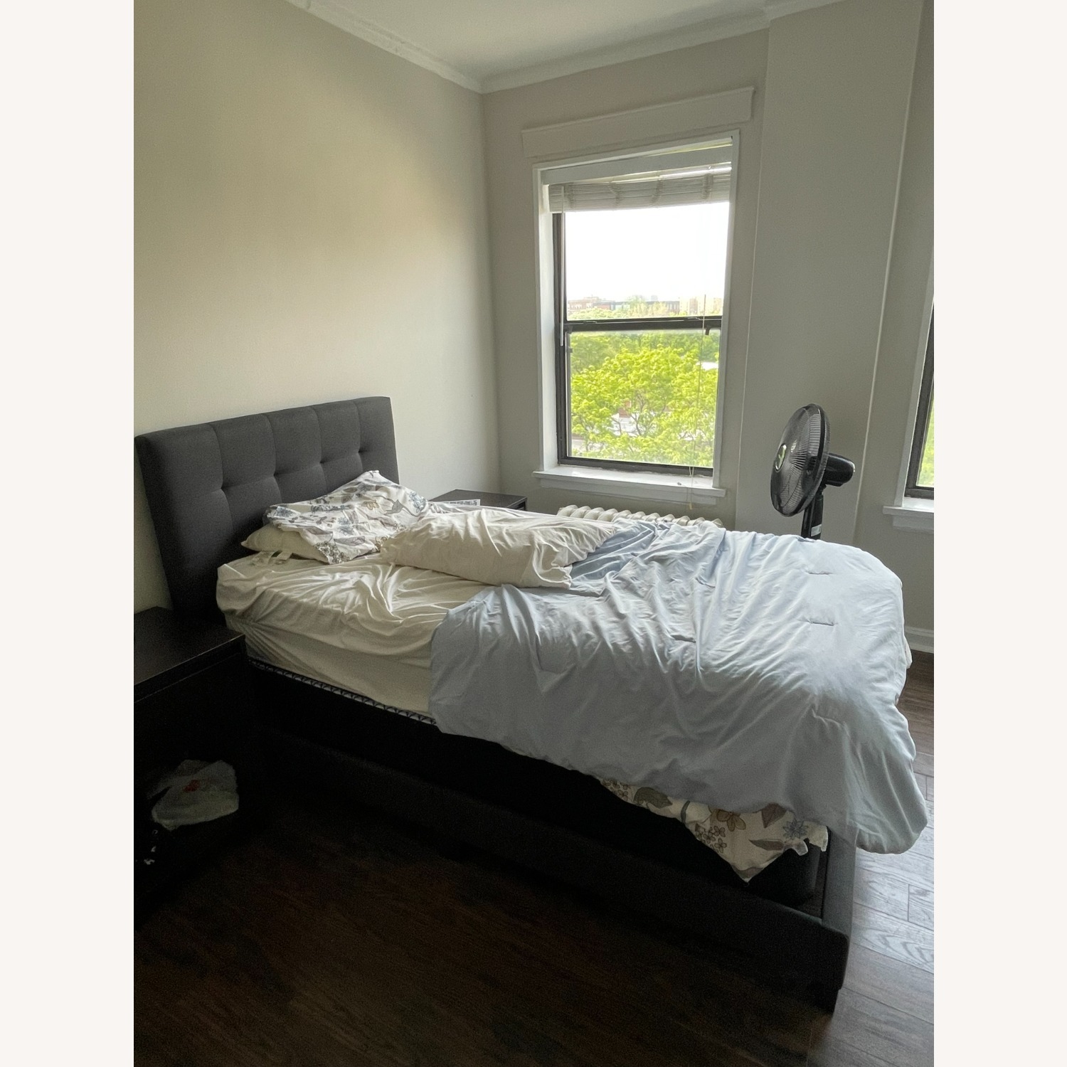 Vintage/Antique Black Full Bed - image-2