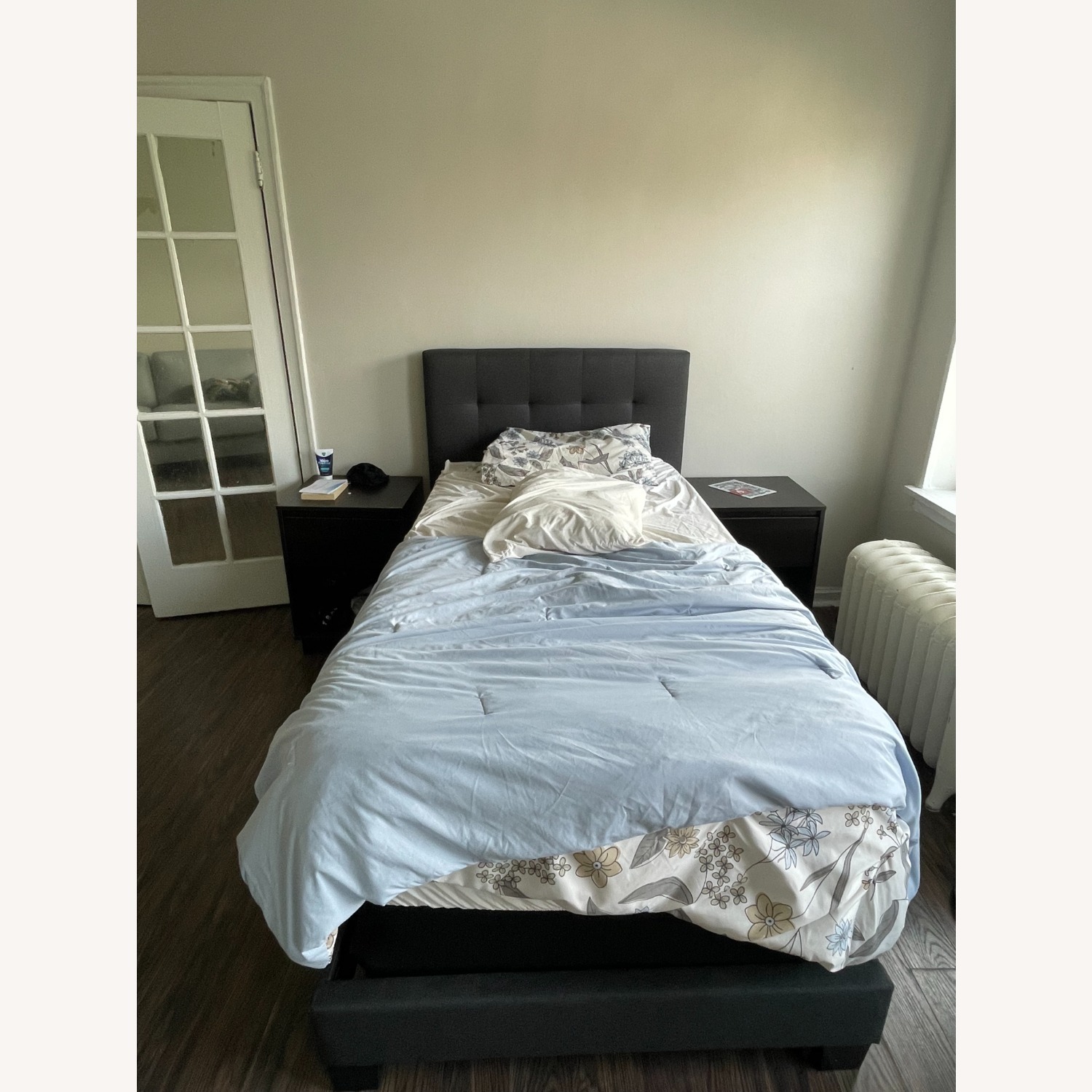 Vintage/Antique Black Full Bed - image-1