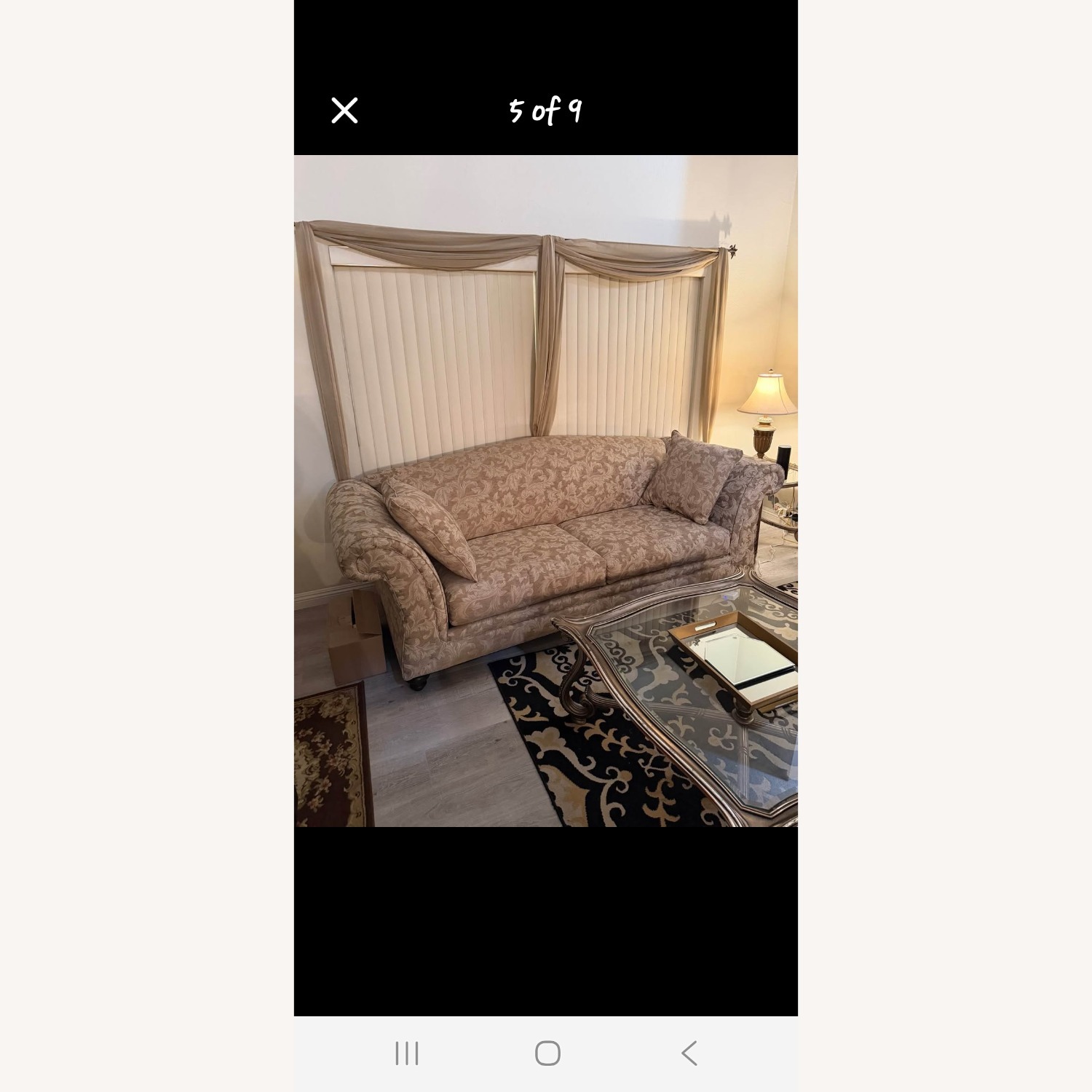 Natural Fabric 3+ Seater Sofa - image-2