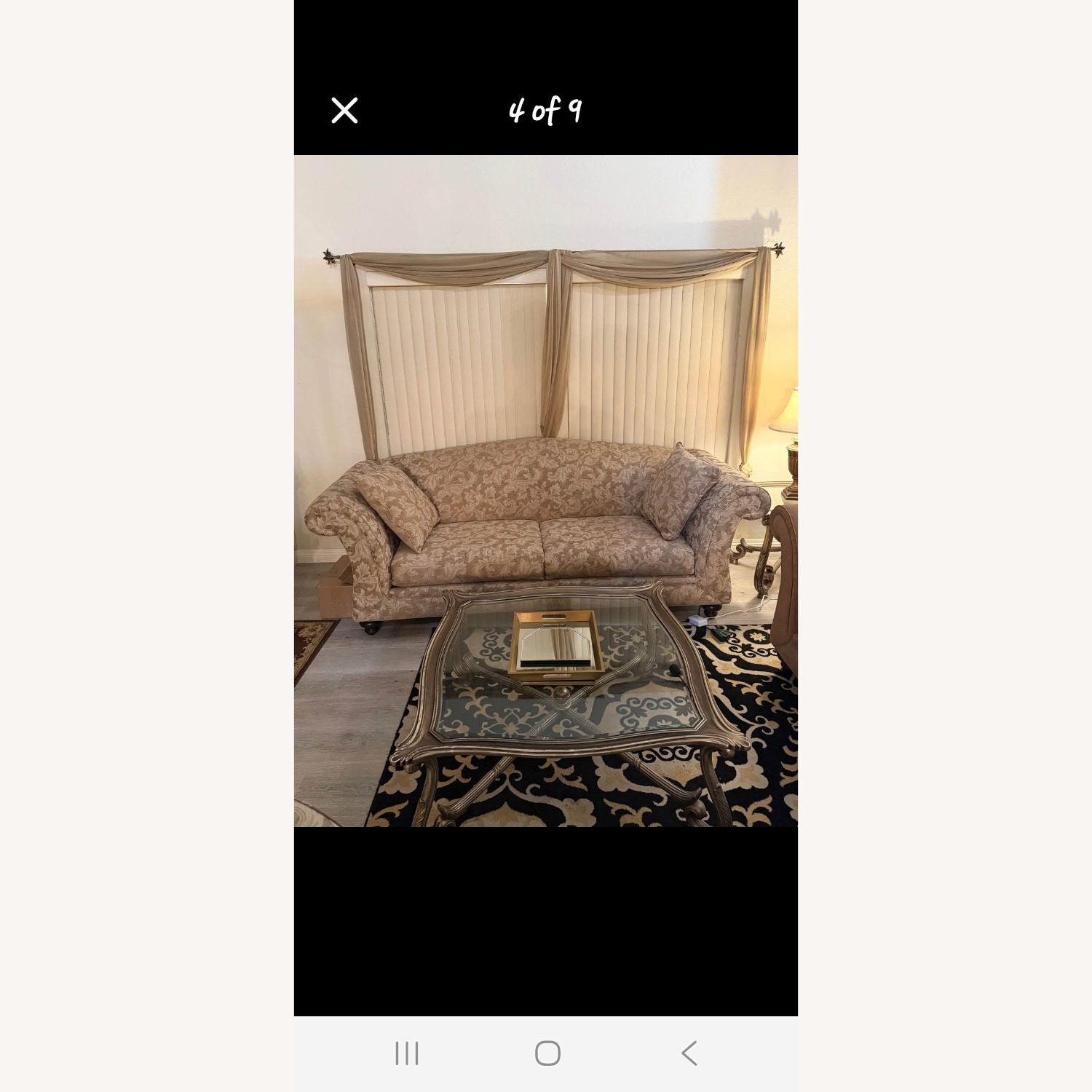 Natural Fabric 3+ Seater Sofa - image-4