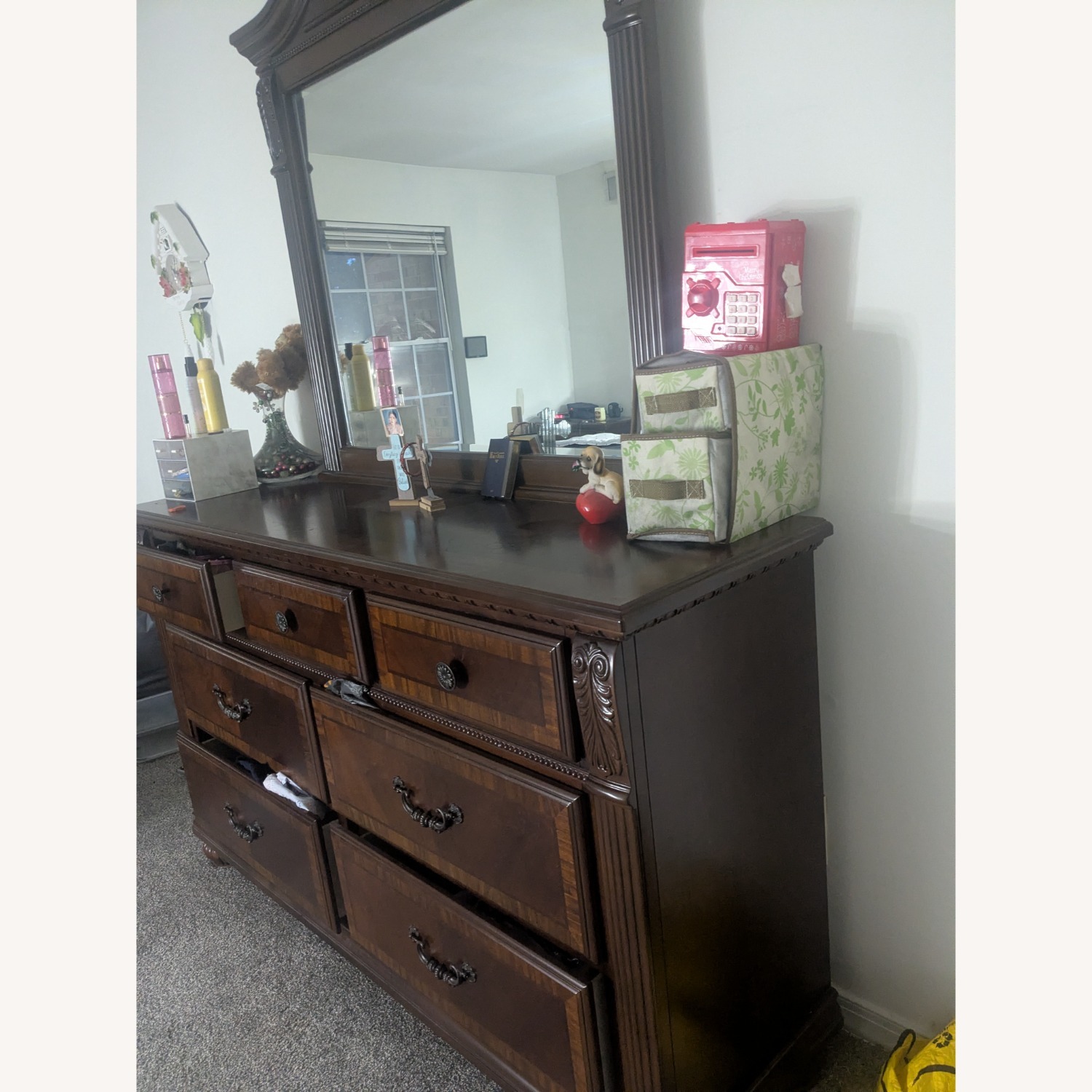 Raymour & Flanigan Dark Brown Dresser - image-2